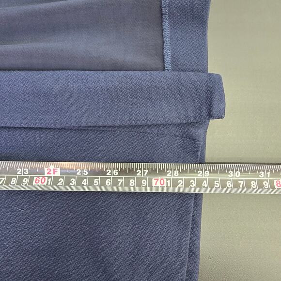 Dana Buchman Cardigan Womens Large Navy Blue Open Front Lace Up Side Career Work - Picture 7 of 11